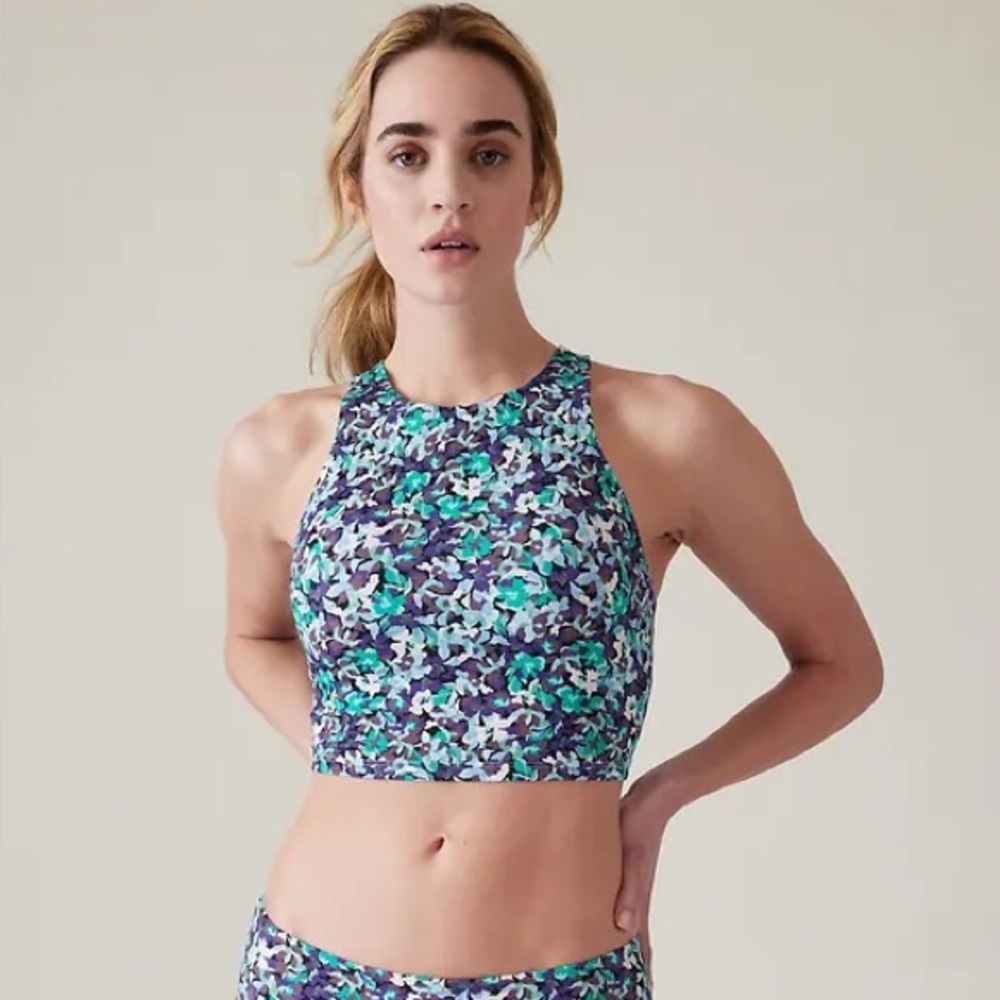 Athleta Conscience Crop Bikini Top